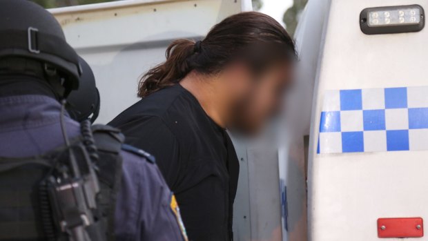 The 18-year-old Wentworthville man arrested during raids last Wednesday.