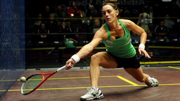 ''Anyone can really win on a day - you never know'': Australian squash star Rachael Grinham.