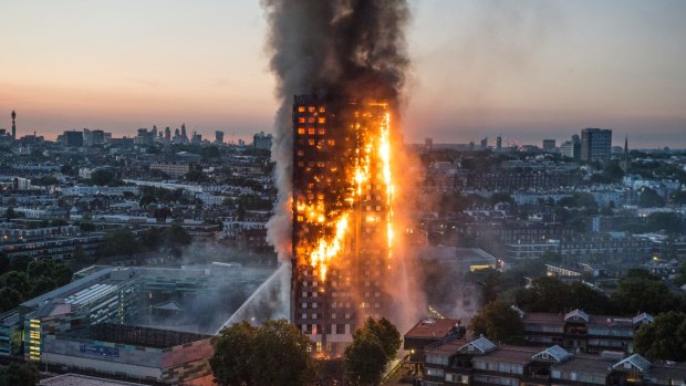 Did combustible cladding fuel the spread of the vicious Grenfell Tower fire?