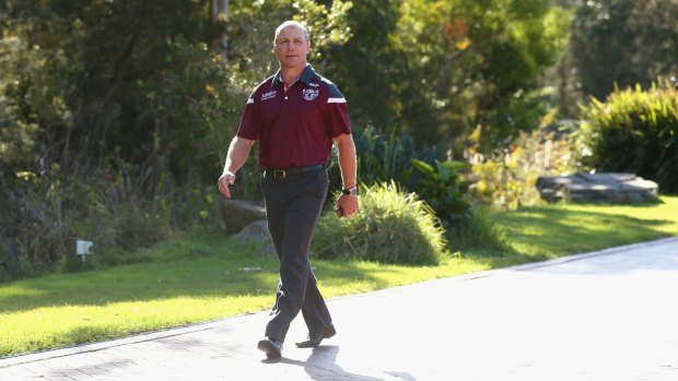 Besieged: Manly coach Geoff Toovey's future is under a cloud as the club struggles this season. 