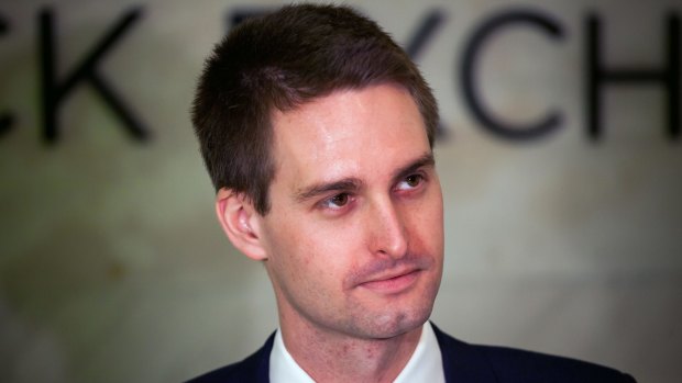 Evan Spiegel, co-founder and chief executive officer of Snap Inc