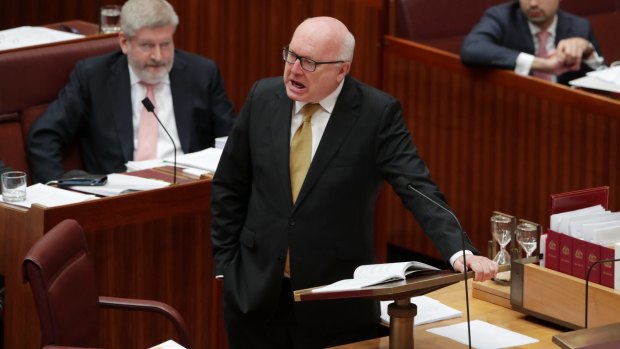 Attorney-General George Brandis says judges should not appear before parliamentary inquiries because of the separation of powers.