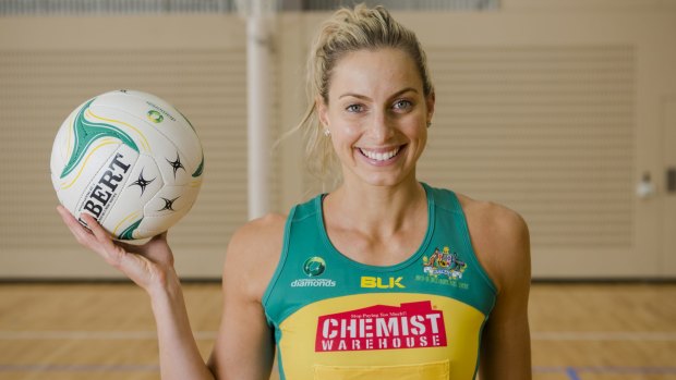 Former Diamonds captain Laura Geitz gave birth to her first child in February.