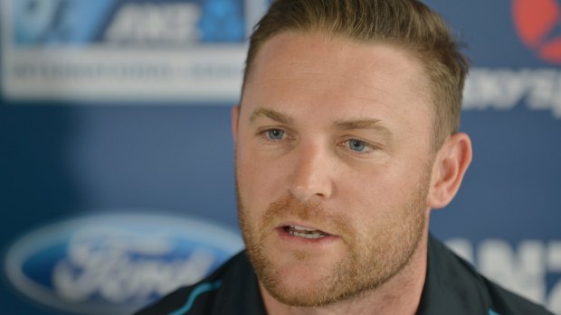 Retiring: Brendon McCullum announces he will retire at the end of this summer. 