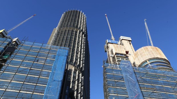 Sydney's construction boom with mega projects such as Barangaroo is luring workers from other states.
