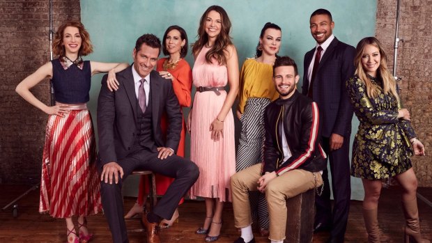 The cast of <i>Younger</I>, which is in its fifth season and with a sixth one on the way.