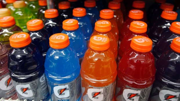 Sports drinks are on the hit list under VicHealth's new healthy drinks initiative.