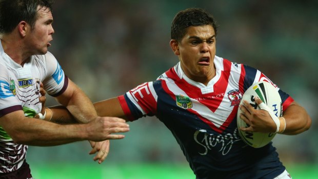 Going the distance: Latrell Mitchell.
