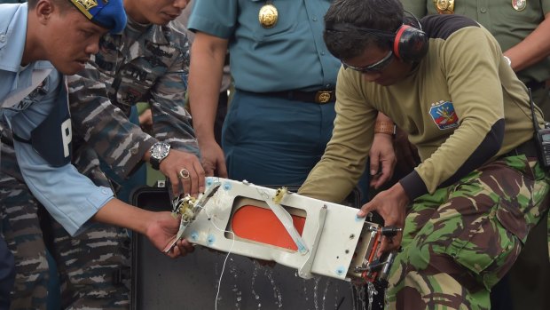 The flight data recorder was retrieved from the wreckage of the AirAsia plane.