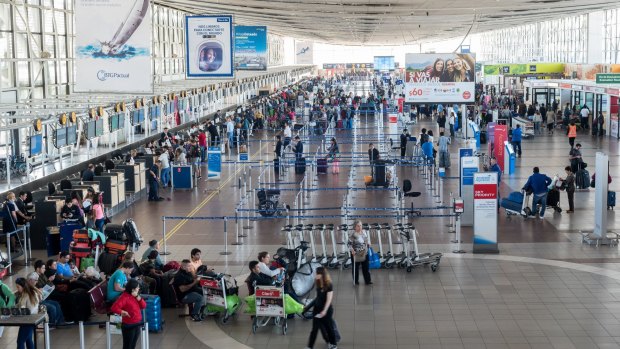 Arturo Merino Benitez International Airport, Santiago, Chile.