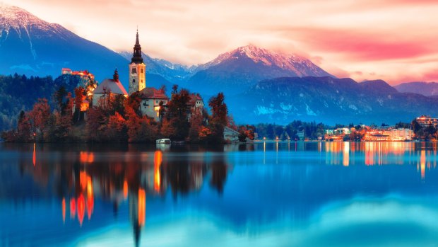 Bled lake in Slovenia. Slovenia is a modest and vastly underrated country surrounded on all sides by nations that are not.