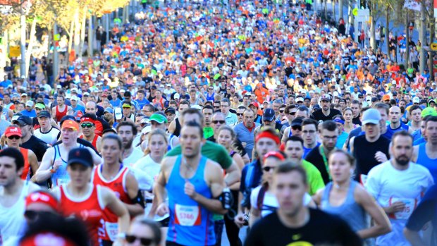 Runners in the Sun Herald City 2 Surf Fun Run. Only 40 per cent of Australians meet exercise recommendations.