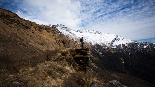 To trek independently in Nepal typically means to walk in the company of at least a guide, but I am liberated of even that. 