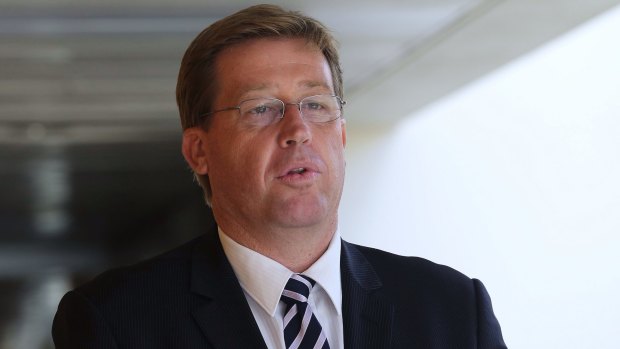 Considerations: Racing minister Troy Grant.