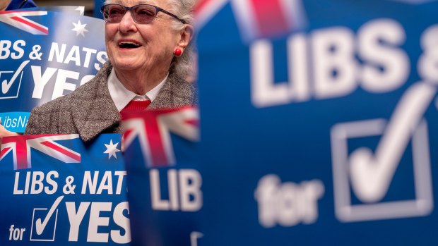 Noelle Christensen attends the Victorian Launch of the 'Liberals and Nationals for YES' Campaign.