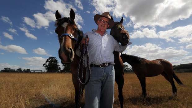 Simon O'Donnell at his stud in Willowmavin, near Kilmore.