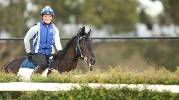 Vital job: Lisa Coffey has to assess whether a rider is up to scratch.
