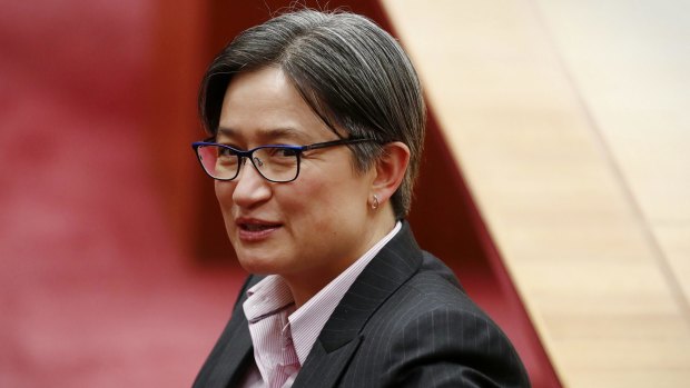 Senator Penny Wong spoke out strongly against the postal survey.