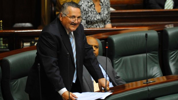 George Seitz during question time in 2010