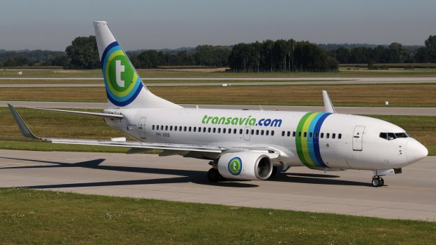 Transavia were forced to make an emergency landing.
