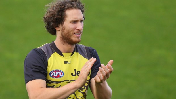 Trading places: Tyrone Vickery of Richmond wants to be a Hawk next year.