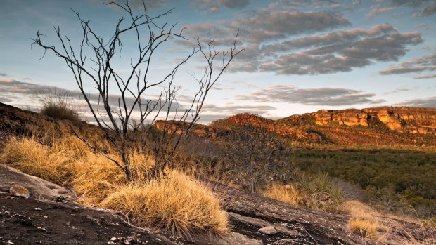 Dusk falls over the Kakadu National Park, NT.