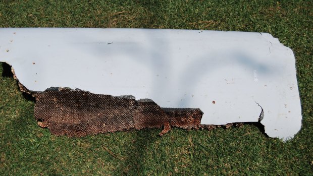 A curved piece of debris which may be part of the missing Malaysia Airlines Flight MH370, was found in Wartburg, South Africa, in March.