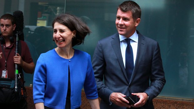 Gladys Berejiklian and Mike Baird.