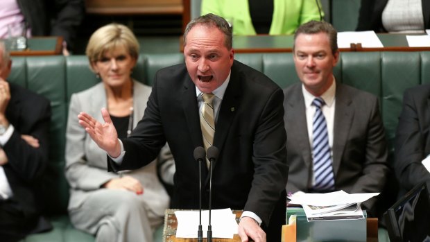 Minister for Agriculture Barnaby Joyce.