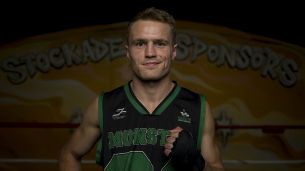 Canberra boxer Dave Toussaint won the ANBF Australasian Super Middleweight title on Friday night.
