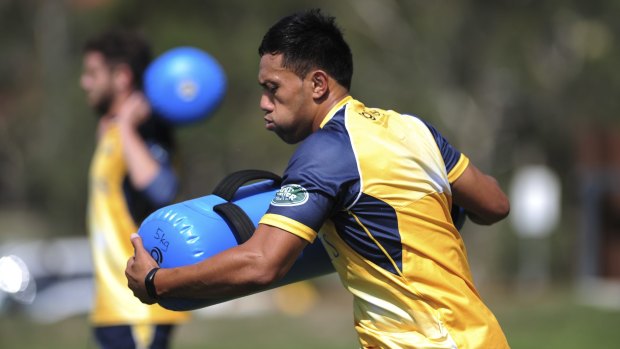 New deal: Brumbies outside back Christian Lealiifano has signed with the team for two more years. 