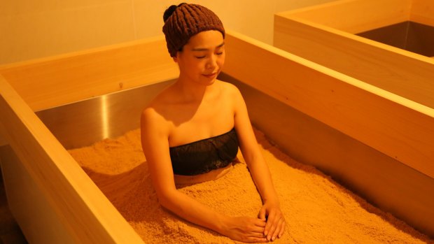 Japan: Dry bath experience at Riraku spa, Hyatt Regency Kyoto