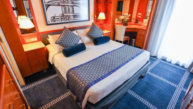 A room on board Pacific Explorer.