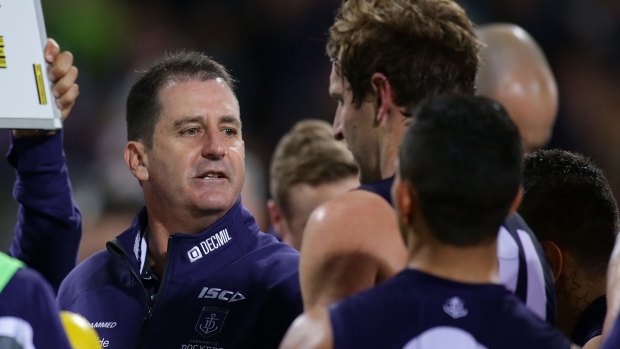 Can Ross Lyon guide the Dockers to a fourth consecutive win against Collingwood?