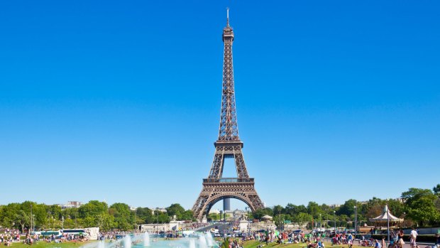 The Eiffel Tower, Paris. 