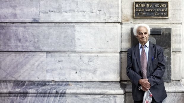 Bank branches around Greece opened on Wednesday to allow pensioners to receive a small part of their benefits.