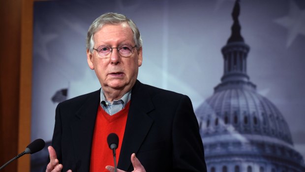 Senate Majority Leader Mitch McConnell on Monday backed an investigation into Russian hacking.