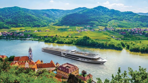 An artist's impression of the new Travelmarvel river ships.