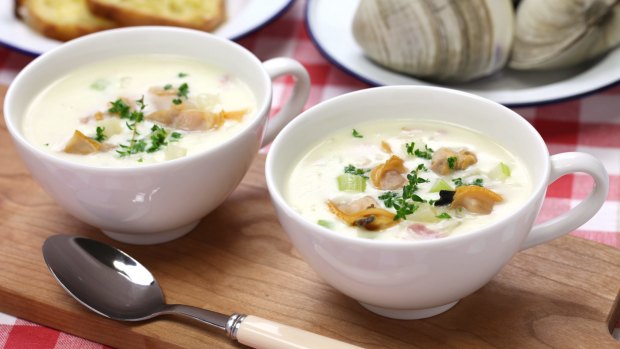 New England clam chowder.