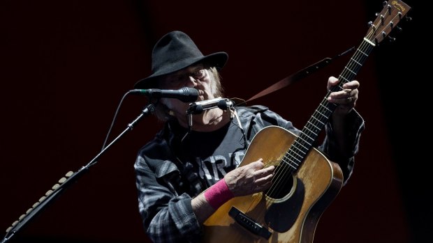 Southern man: Neil Young is returning to Australia.