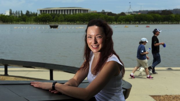 WALK ORGANISED: Clare Avery-Allen, is organising a walk around Lake Burley
Griffin to raise awareness of dementia and
to raise much needed funds. Her mother was diagnosed with the
condition in her early 50s. 