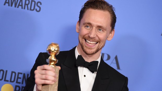 Tom Hiddleston won the award for best performance by an actor in a limited series or a motion picture made for television for <i>The Night Manager.</i>