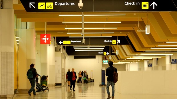 Like in Brussels, visitors of check-in areas at Australian airports don't need boarding passes. 