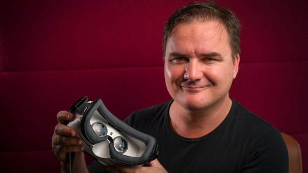 Lithodomos VR chief executive Simon Young, who is re-creating monuments of the ancient world in virtual reality. 