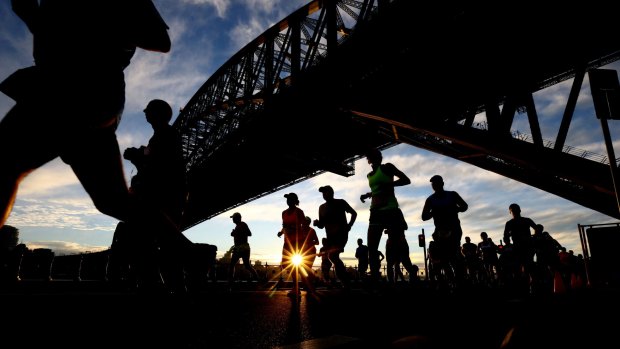 About 12,000 runners took part in the SMH Half Marathon on Sunday.