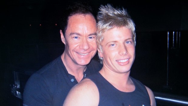 Michael Atkins and Matthew Leveson before Matthew's disappearance in 2007.