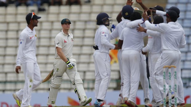 Nervous times: Sri Lanka's series win and England's success against Pakistan has Australia's Test crown in jeopardy. 