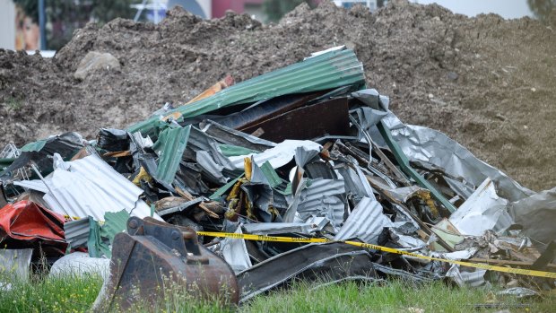 Waste from the Corkman Pub has been dumped at the site of a new luxury development site called Havenlea in Cairnlea. The waste has been identified as containing asbestos and has been taped off with caution signs.