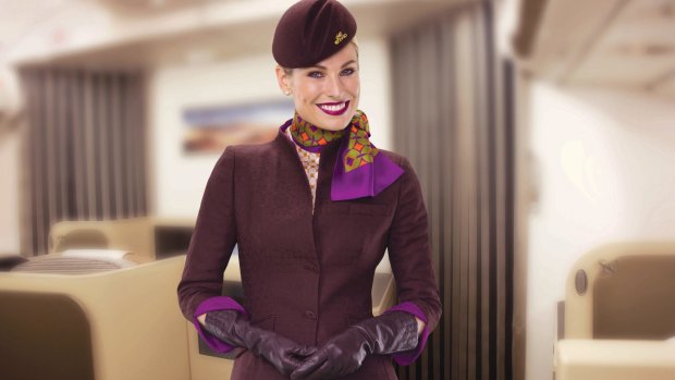 An Etihad flight attendant. Cabin crew know better than most the challenges of looking good after a long haul flight.