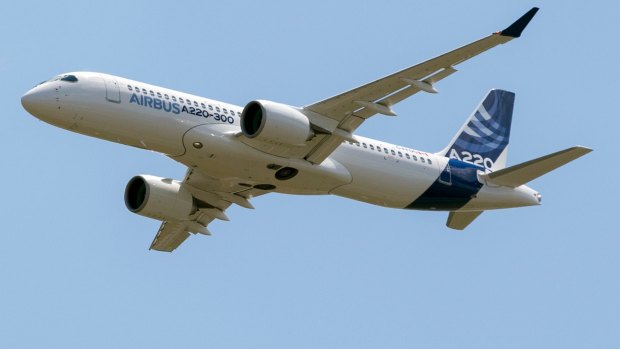 Airbus A220 was formerly the Bombardier C Series plane.